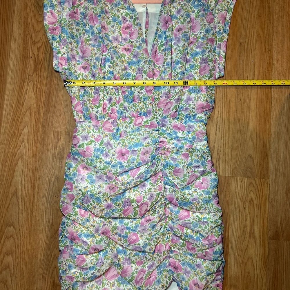 Zara Floral Mini Dress - Picture 9 of 11